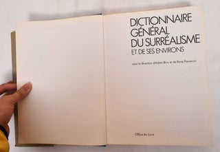 Dictionnaire Général du Surréalisme et de ses Environs