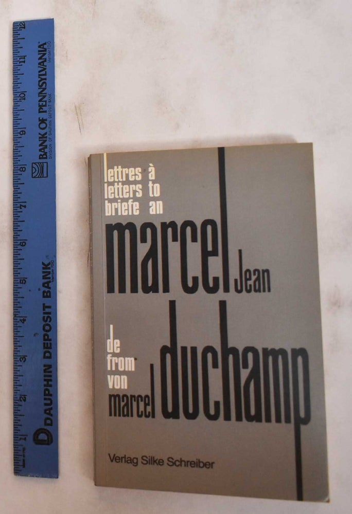 Item #180856 Marcel Duchamp: Briefe an Marcel Jean. Marcel Duchamp.