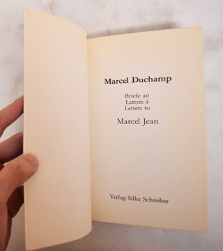 Marcel Duchamp: Briefe an Marcel Jean