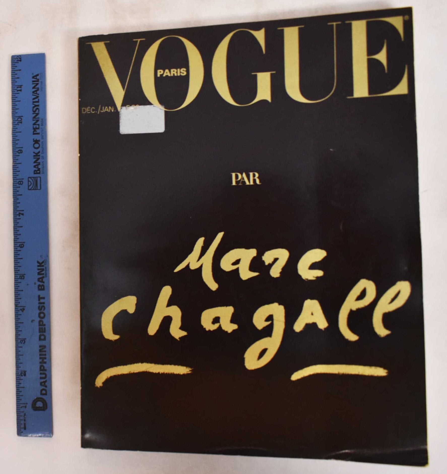 Vogue Paris par Marc Chagall | Rene Huyghe