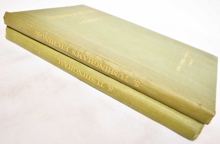 Item #181004 Etchings & dry-points: 2 Volume Set. Sidney Tushingham.