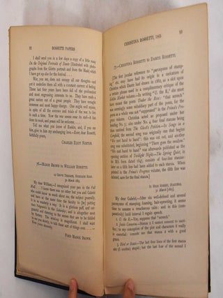 Rossetti papers, 1862-1870