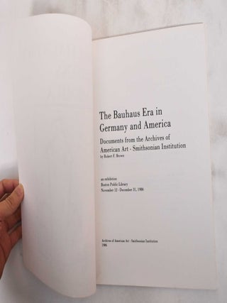 The Bauhaus Era in Germany and America