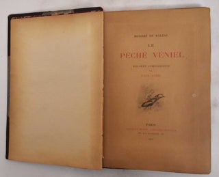 Item #181022 Le Peche Veniel. Honore de Balzac, Paul Avril