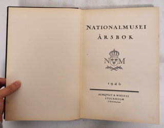 Item #181026 Nationalmusei Arsbok. Nationalmuseum
