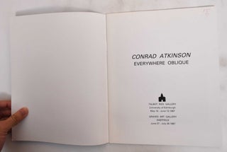 Conrad Atkinson: Everywhere Oblique