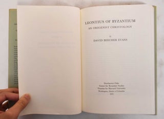Leontius of Byzantium: An Origenist Christology