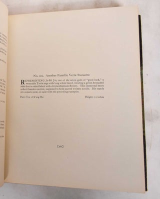 Catalogue of Chinese Art Objects, Including Porcelains, Potteries, Jades, Bronzes, and Cloisonne Enamels