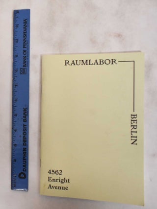 Item #181079 Raumlabor: 4562 Enright Avenue. Kristin Fleischmann: David B. Olsen Brewer, Lucy...
