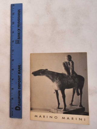Item #181093 Marino Marini: February 14 March 11, 1950. James Soby Thrall