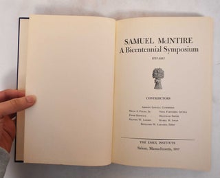 Samuel McIntire: A Bicentennial Symposium, 1757-1957