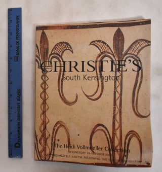 Item #181304 The Heidi Vollmoeller Collection, Wednesday 29 October 2003. Christie's South...