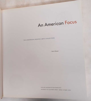 An American focus: the Anderson Graphics Arts Collection