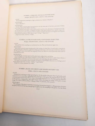 The Parish-Watson Collection of Mohammadan Potteries