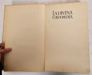 Item #181345 La divina commedia (Theirsch binding). Dante Alighieri, Berthold Wiese