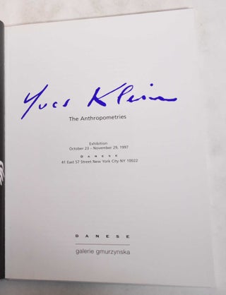 Yves Klein: The Anthropometries