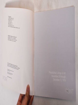 Item #181502 Point. Philadelphia College of Art