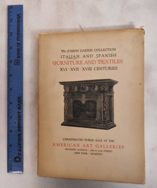 Item #181580 The Joseph Dabissi Collection: Italian and Spanish Furniture and Textiles - Nov....