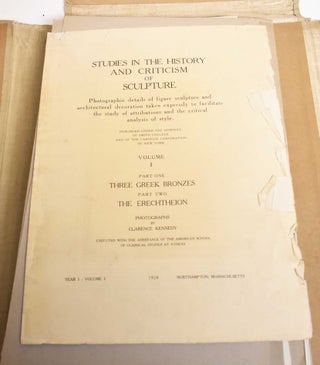 Item #181621 Studies in the History and Criticism of Sculpture: Photographic Details of Figure...