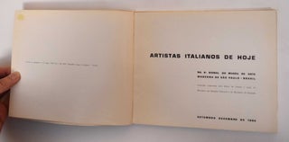 Artistas Italianos de Hoje na 8a Bienal do Museu de Arte Moderna de Sao Paulo- Brasil