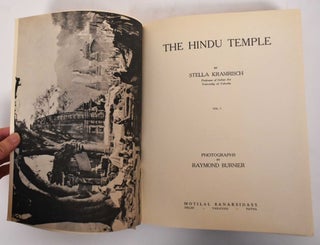 The Hindu Temple (Vol. I & II)