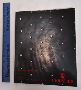 Item #181870 Important Tribal Art: From Various Sources. Manson Christie, Woods