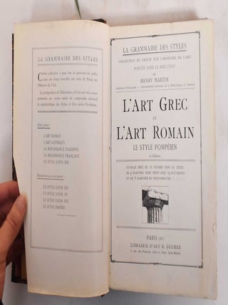 La Grammaire Des Styles (3 Volumes)
