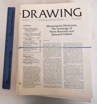 Item #182056 Drawing: The International Review Published By The Drawing Society (ISSN: 0191-6963,...