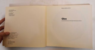 Glass from the collection of the Kunstgewerbemuseum Zurich.