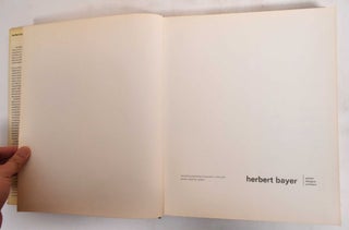 Herbert Bayer: Painter, Designer, Architect