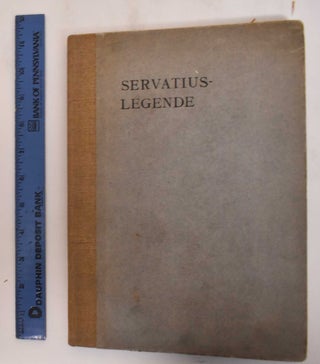 Item #182359 Die Servatius - Legende: Ein Niederlandisches Blockbuch. Henri Hymans
