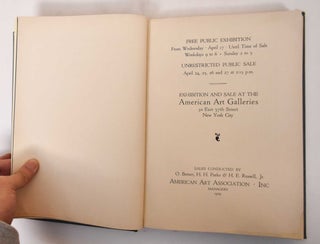 Item #182462 Colonial Furniture: The superb collection of the late Howard Reifsnyder, including...