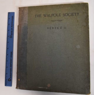 Item #182482 20th Annual Volume of the Walpole Society, 1931-1932