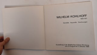 Wilhelm Kohlhoff, 1893-1971