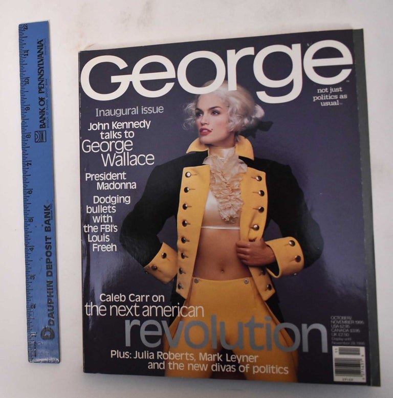 Item #182529 George Magazine Inaugural Issue. John F. Kennedy, Eric Etheridge.