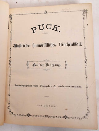 Item #182547 Puck: Illustrirtes Humoristisches Wochenblatt, September 1880 - September 1881