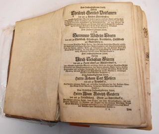 Item #182570 Geschlechtsregister des Hochadeligen Patriciats zu Nurnberg, Welches aus Denen...