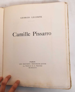 Camille Pissarro [Bernheim-Jeune 1922]