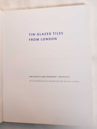Tin-glazed tiles from London