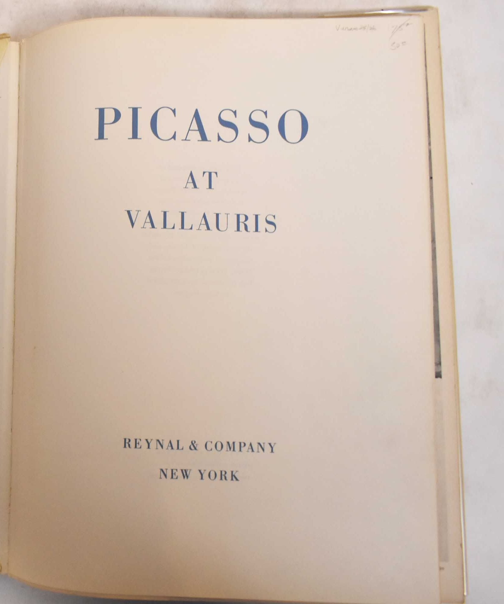 Picasso at Vallauris | Reynal