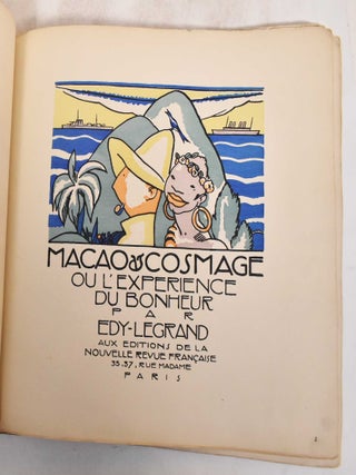 Macao et Cosmage, ou, L'experience du Bonheur