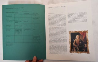 Wright's Picture Frames: An Essay from the Tate Gallery Wright of Derby Exhibition Catalogue