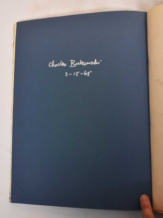 Crucifix in a Deathhand: Charles Bukowski: New Poems, 1963-65