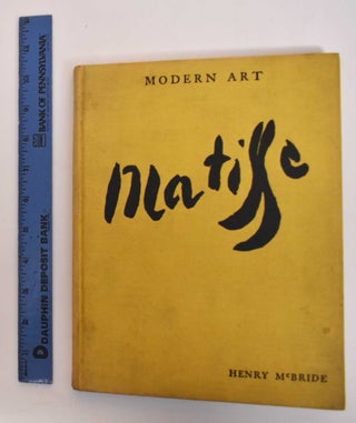 Item #182921 Matisse. Henri Matisse, Henry McBride