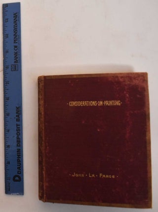 Item #182961 Considerations on Painting: Lectures Given in the Year 1893 at the Metropolitan...