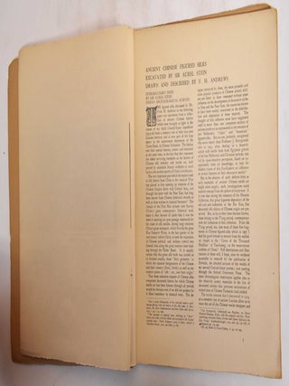 Ancient Chinese Figured Silks Excavated by Sir Aurel Stein at Ruined Sites of Central Asia: Reprinted with Fifteen Illustrations from 'The Burlington Magazine" July - Sept 1920