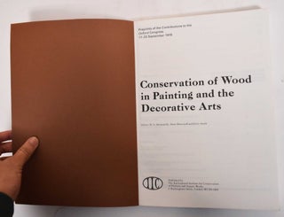 Conservation of wood in painting and the decorative arts