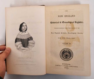 Item #183078 New England Historical and Genealogical Register -1849, Vol. III. New England...