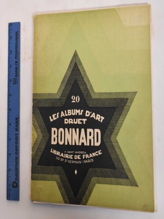 Item #183096 Bonnard. Pierre Bonnard, Andre Fontainas