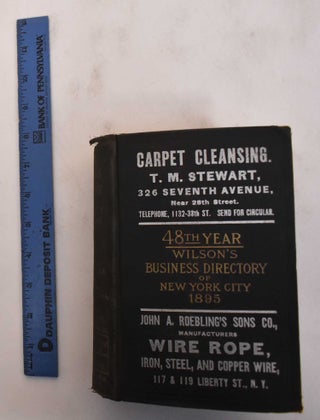 Item #183111 The Trow Business Directory of New York City (Formerly Wilson's), 1895, Volume XLVIII